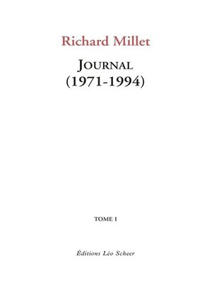 cover image of Journal (1971-1994) Tome1